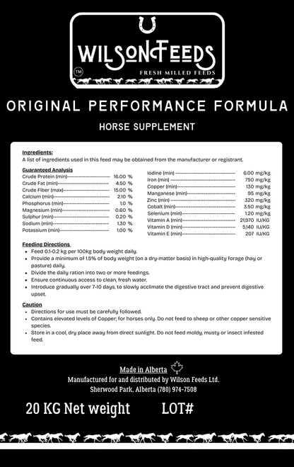Original Performance Formula - 20kg