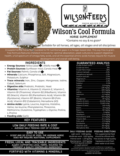 Wilson's Cool Formula - 20kg